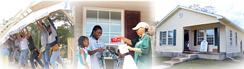 Volunteers at work